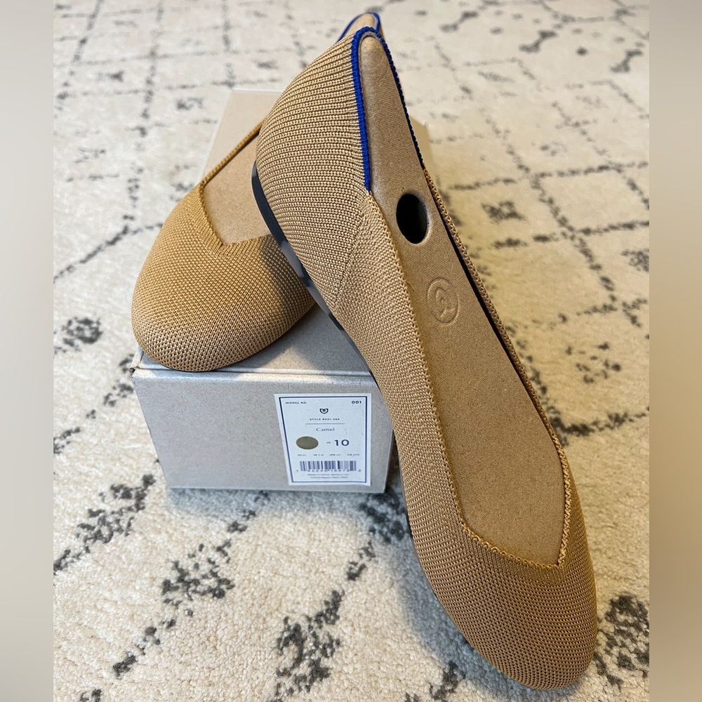 Rothy’s The Flat in Camel Size 10
